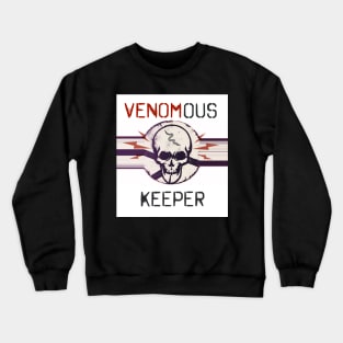 Venomous Keeper Skull (back print) Crewneck Sweatshirt